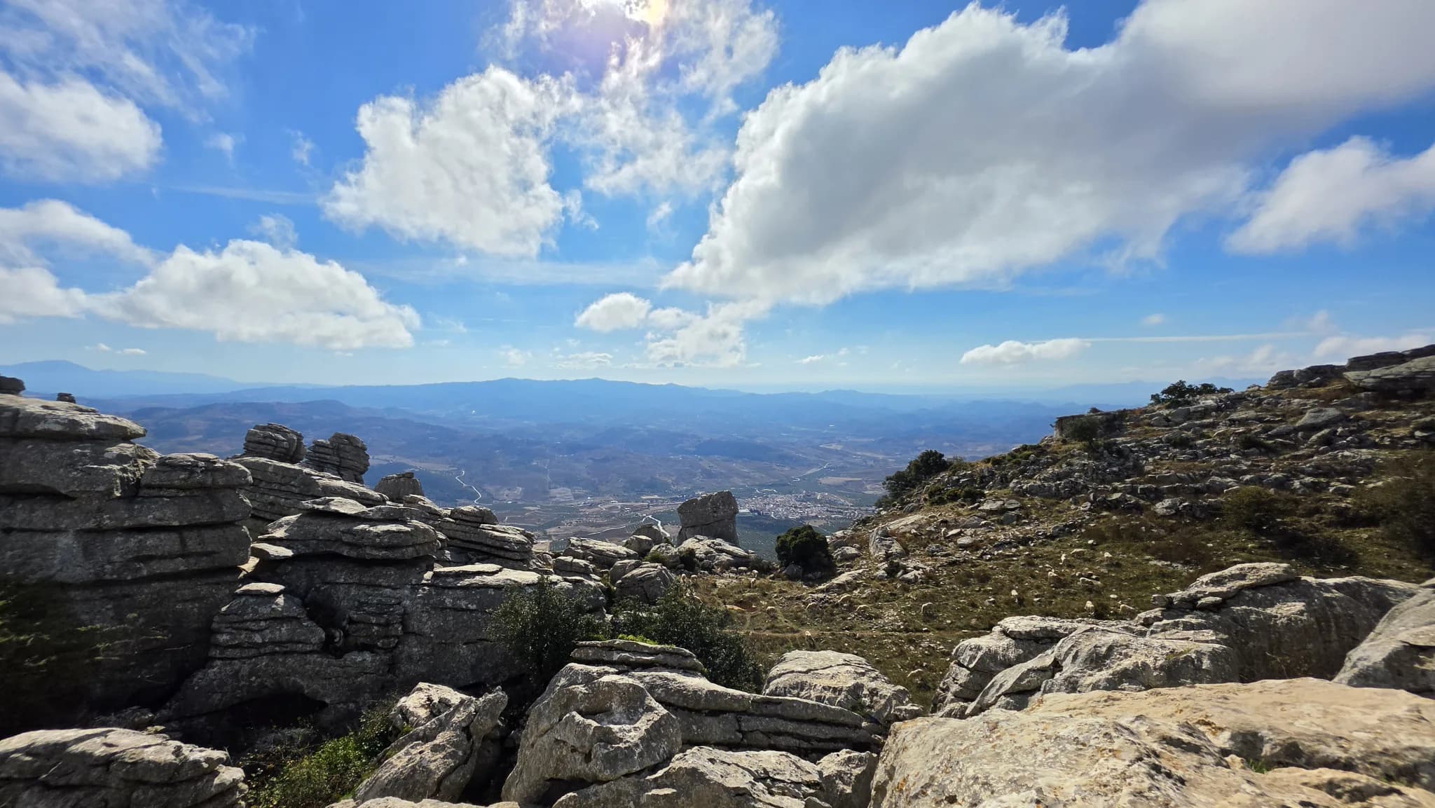 uitzicht vanaf El Torcal